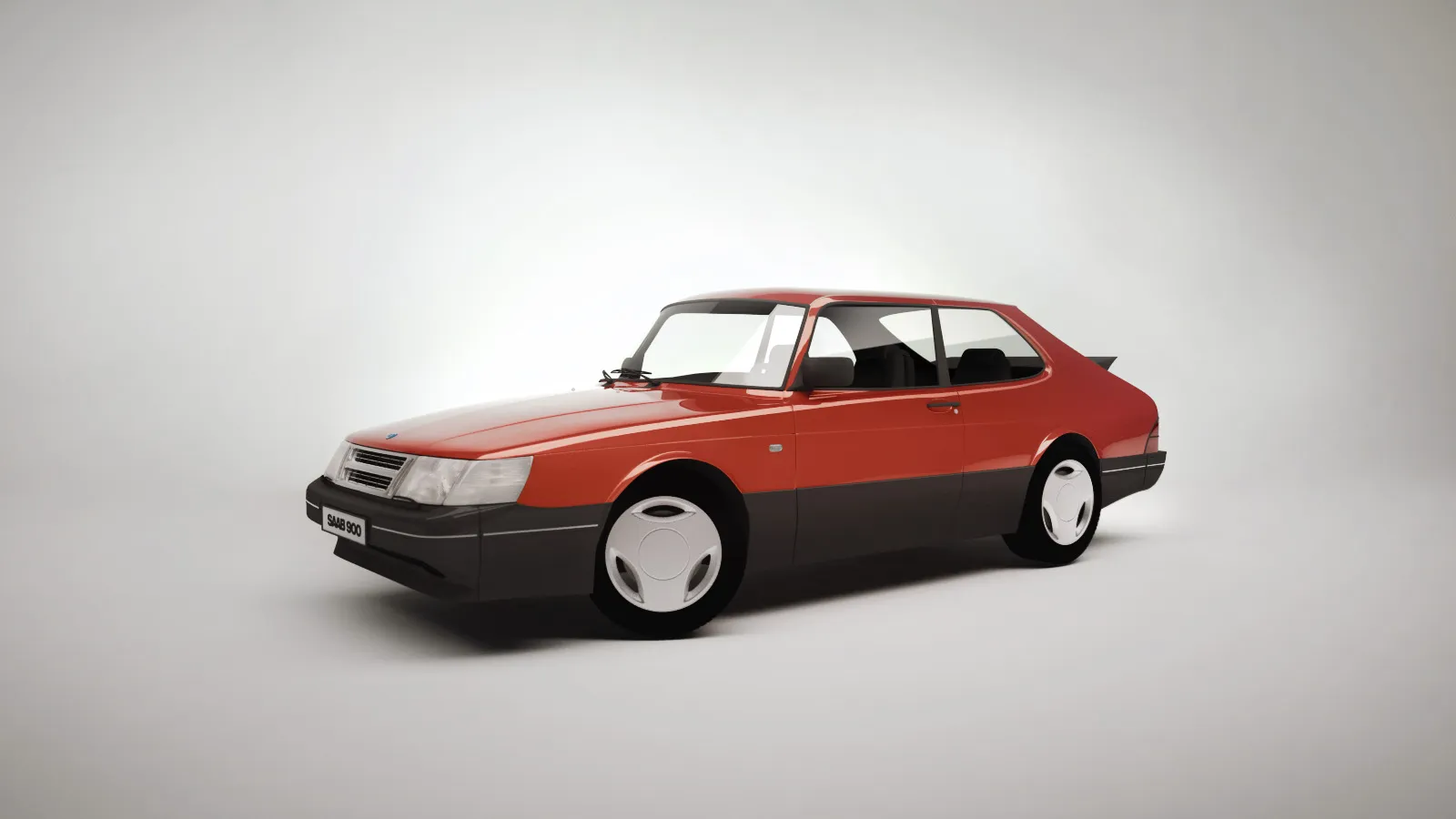 45443 saab 900 diecast model 3