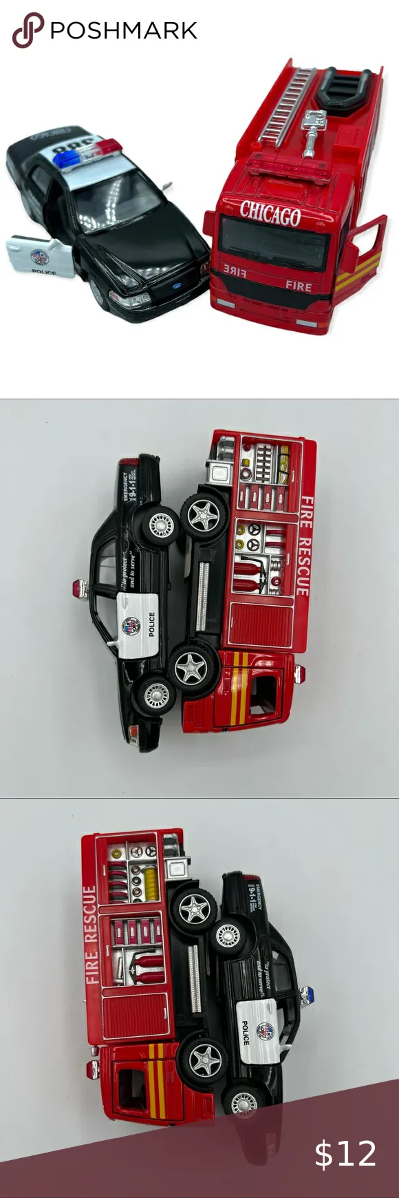 45457 chicago fire truck diecast