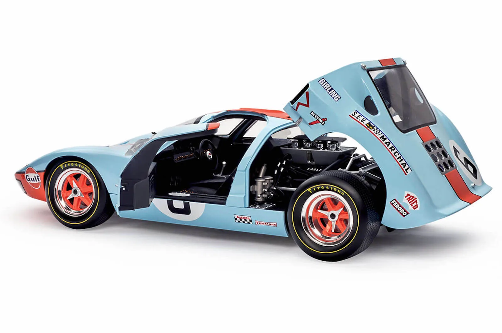 45480 ford gt40 gulf diecast 7