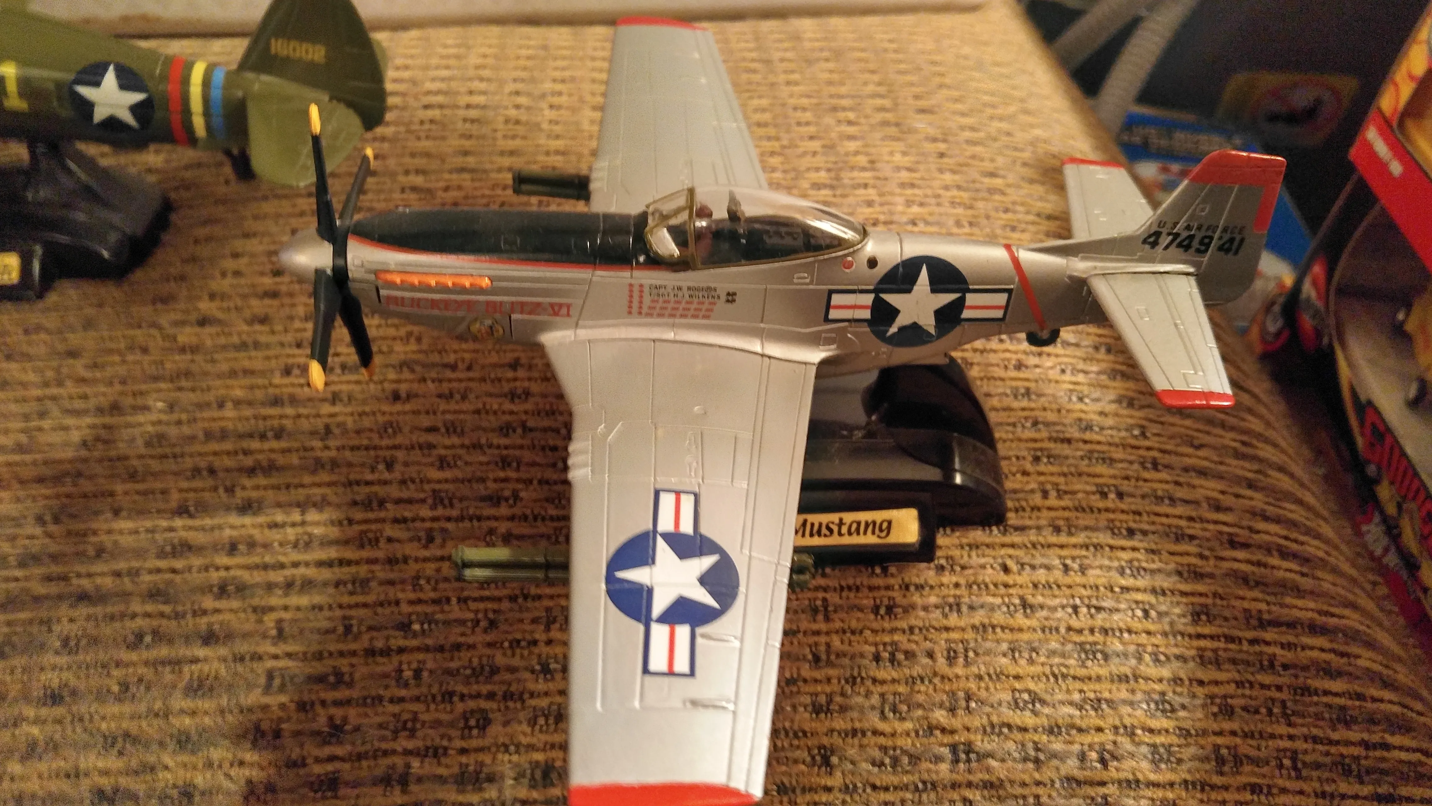 45567 diecast aircraft display